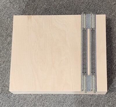 T-TRAK SINGLE MODULE, Fully Assembled, 1/4" Plywood Top