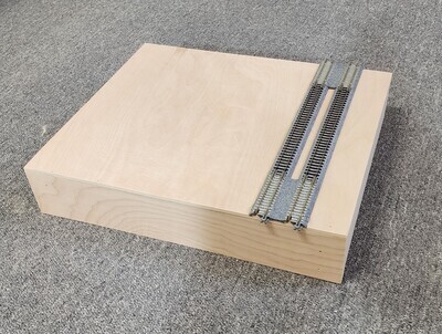 T-TRAK SINGLE MODULE, Fully Assembled, 1/4 T-TRAK SINGLE MODULE, Fully Assembled, 1/4" Plywood Top