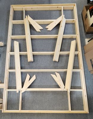 Model Railroad Table Kit 60 Model Railroad Table Kit 60"x96" With Legs