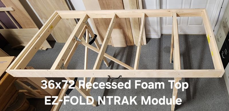 EZ-FOLD NTRAK MODULE KIT, 36 EZ-FOLD NTRAK MODULE KIT, 36" wide by 72" long