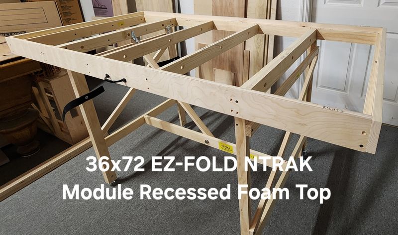EZ-FOLD NTRAK MODULE KIT, 36" wide by 72" long