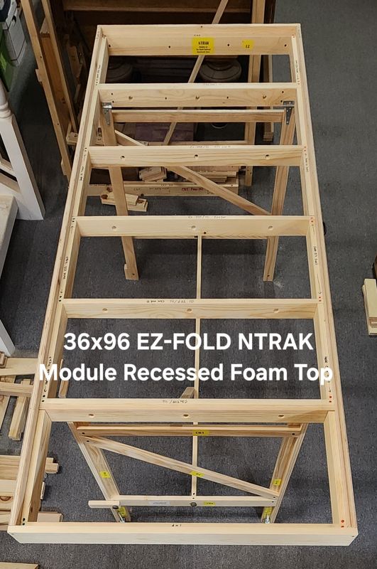 EZ-FOLD NTRAK MODULE KIT, 36 EZ-FOLD NTRAK MODULE KIT, 36" wide by 96" long