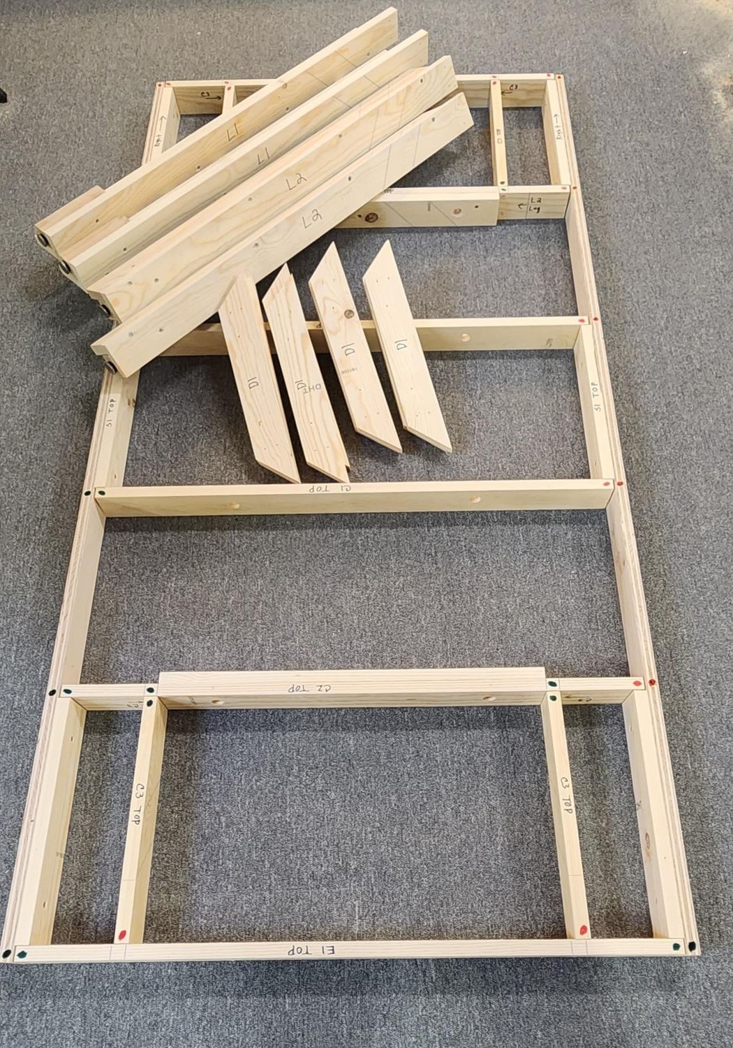 Model Railroad Table Kit 36"x120" With Legs