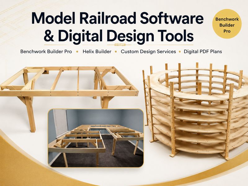 Model Railroad Software & Digital Design Tools from The Model Railroad Benchwork Store