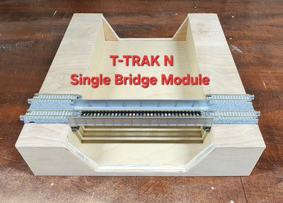 Single Recessed Deck Module, (1) Long Girder