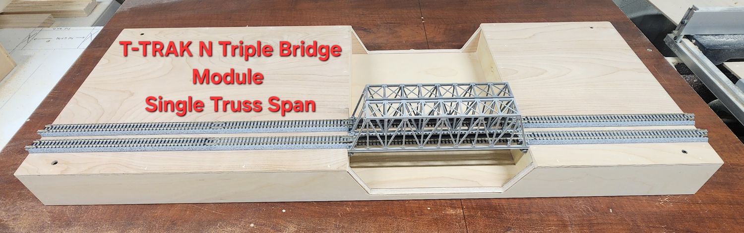 Triple Recessed Deck Module, (1) Truss