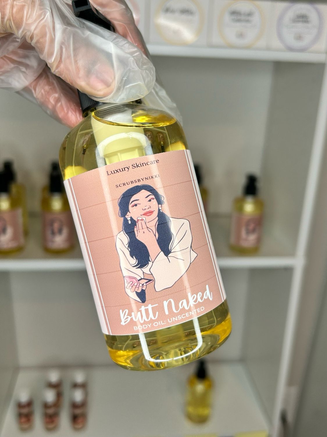 Butt Naked Body Oil: Unscented