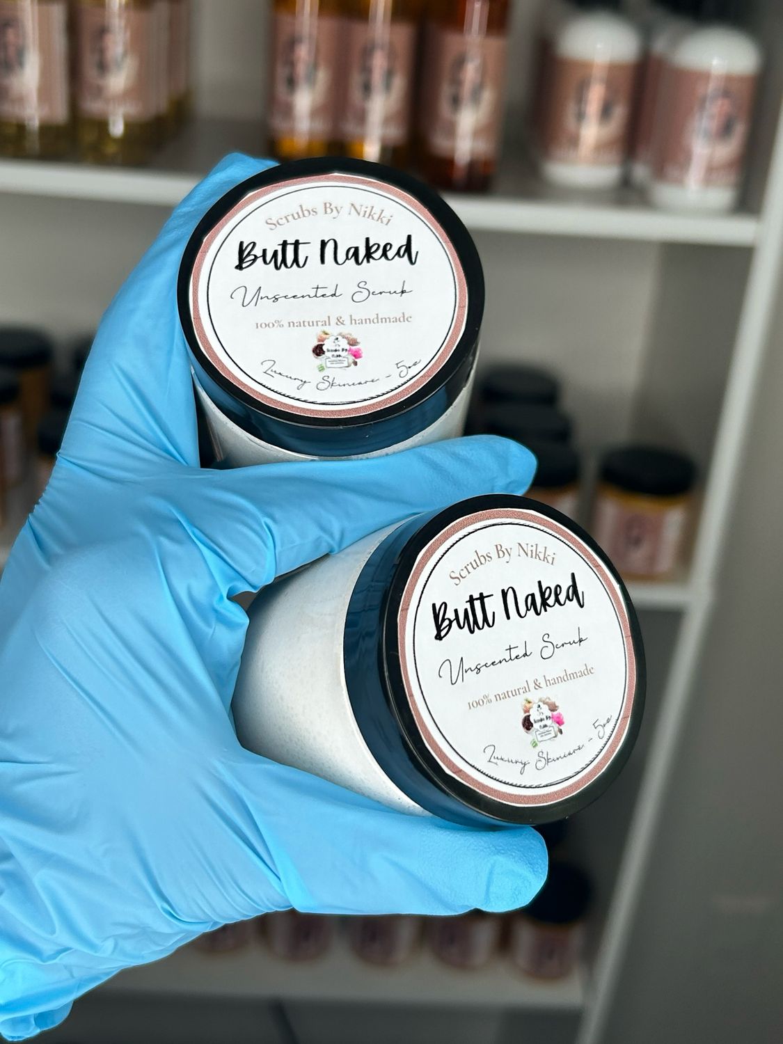 Butt Naked Face &amp; Body Scrub 5oz