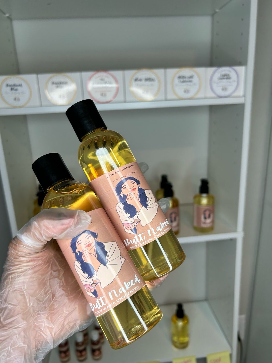 Butt Naked Body Wash: Unscented 8oz