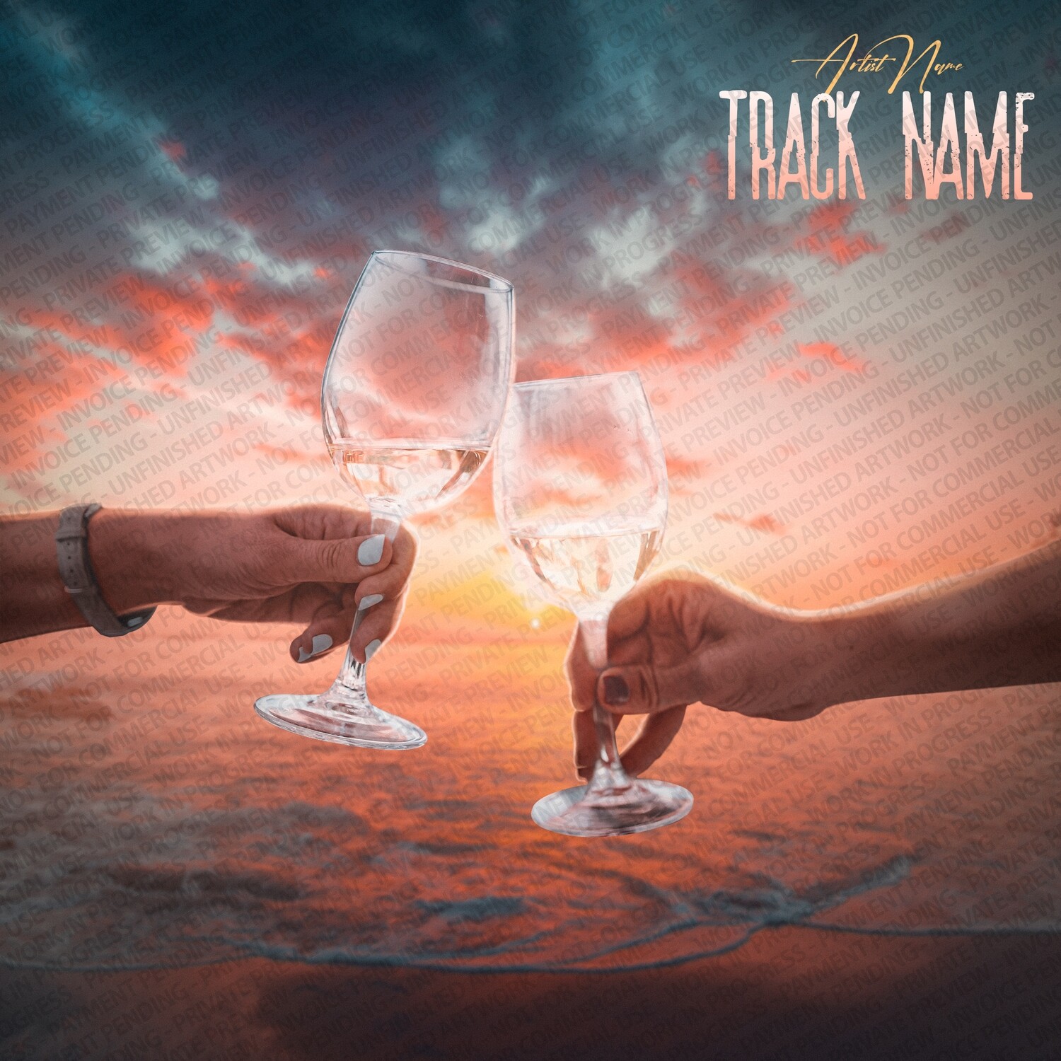 A Toast by The Ocean
