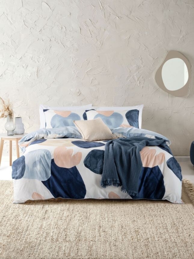 Haven Quilt Cover Set | Blue