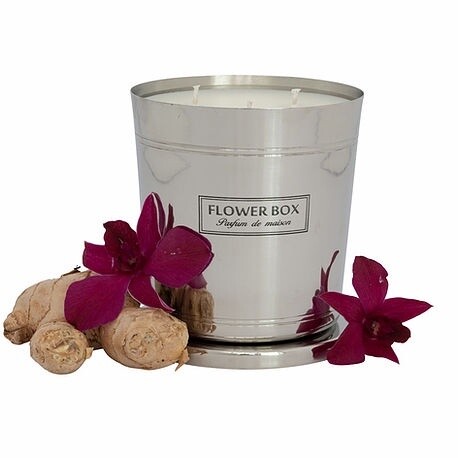 Flower Box Hallmark Candle, Scent: Amber Orchid