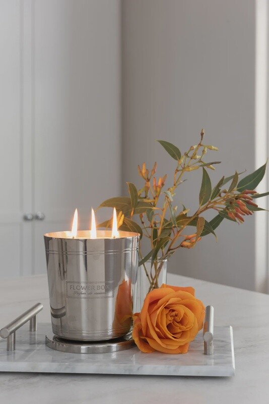 Flower Box Hallmark Candle