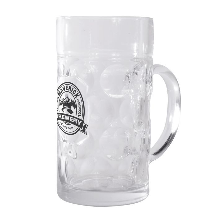 1L Classic Glass Beer Stein