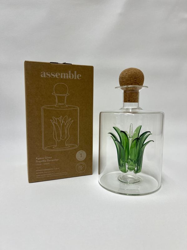 Agave Glass Tequila Decanter | 1L