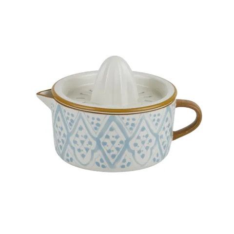 Aleah 2 Piece Ceramic Juicer, Colour: Blue