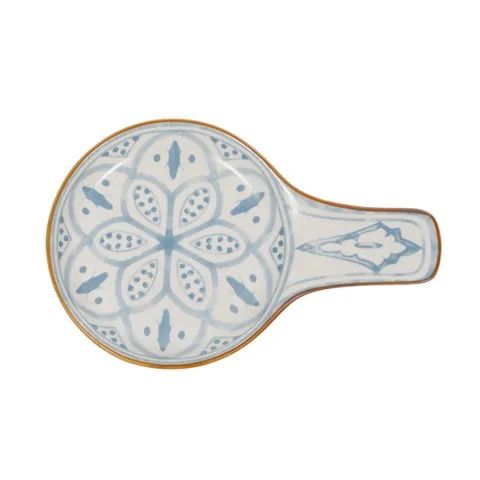 Aleah Ceramic Spoon Rest, Colour: Blue