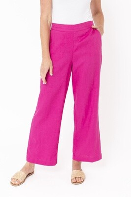 Wide Leg Linen Pant Jump