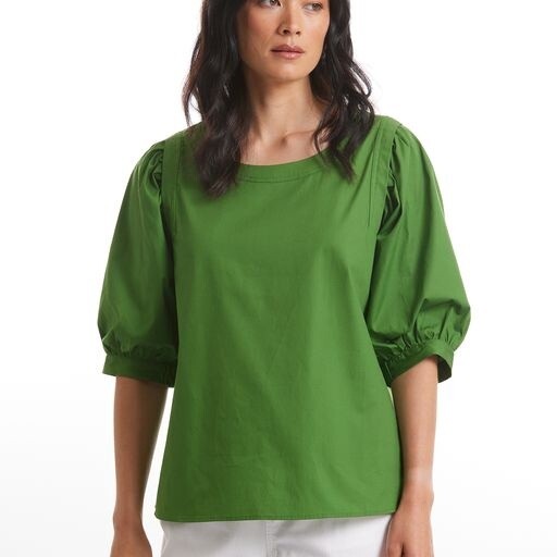 Pleat Detail Top Marco Polo