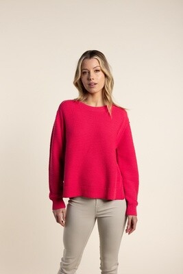 Two-T's - Crew Chunky Knit 100% Cotton Paradise Pink | 2700