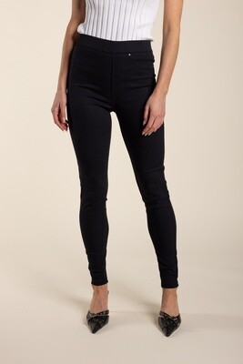 Two-T&#39;s - Pull On Jean Black - 2737