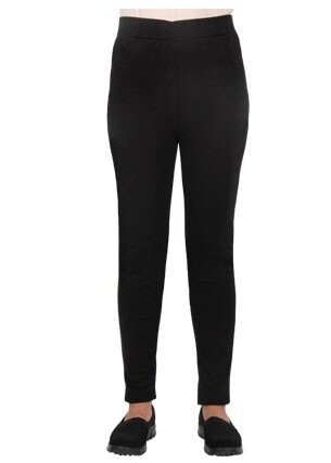 Jillian - Easy Wear Pant Black -1746, Size: S