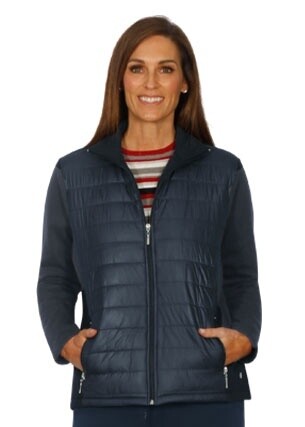 Jillian - Peak Fleece Padded Jacked Navy - 2783