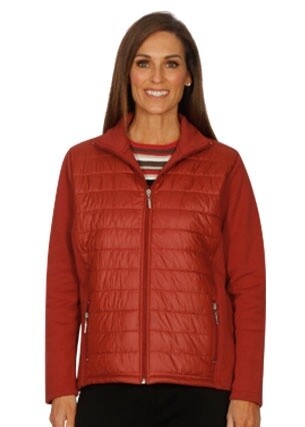 Jillian - Peak Fleece Padded Jacket Tuscan - 2483, Size: 10