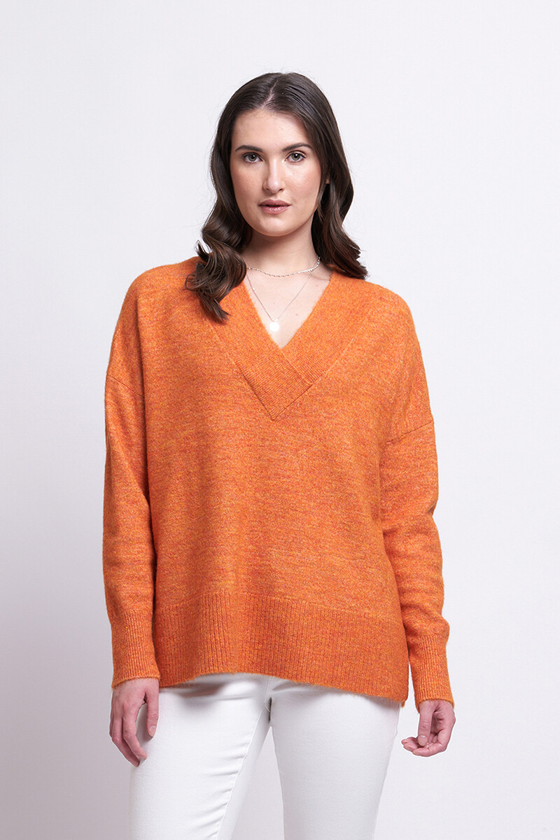 Foil - Come Together Sweater Tangerine - FO7663, Size: S