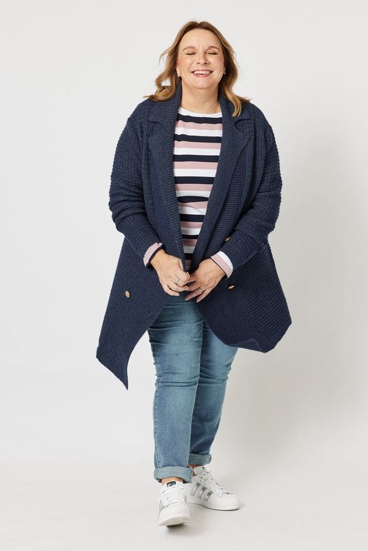 GS - Violet Knit Cardi Navy - 44856