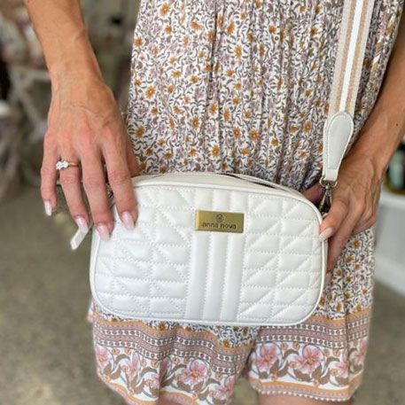 Anna Nova - Madeline Satchel Cream - AAX-CR
