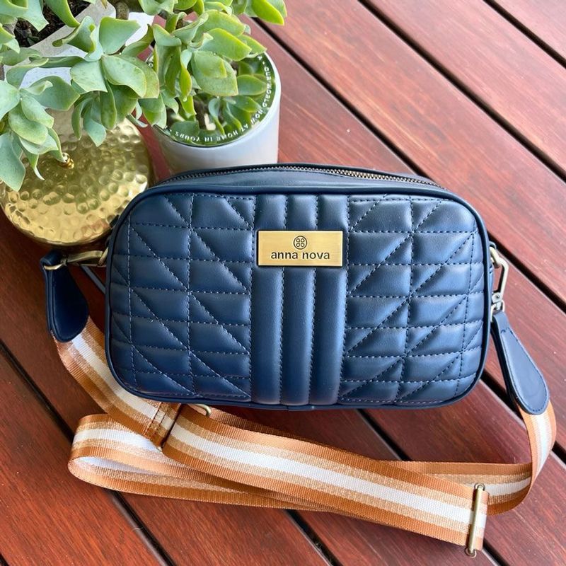 Anna Nova - Madeline Satchel - Navy AAX-BL