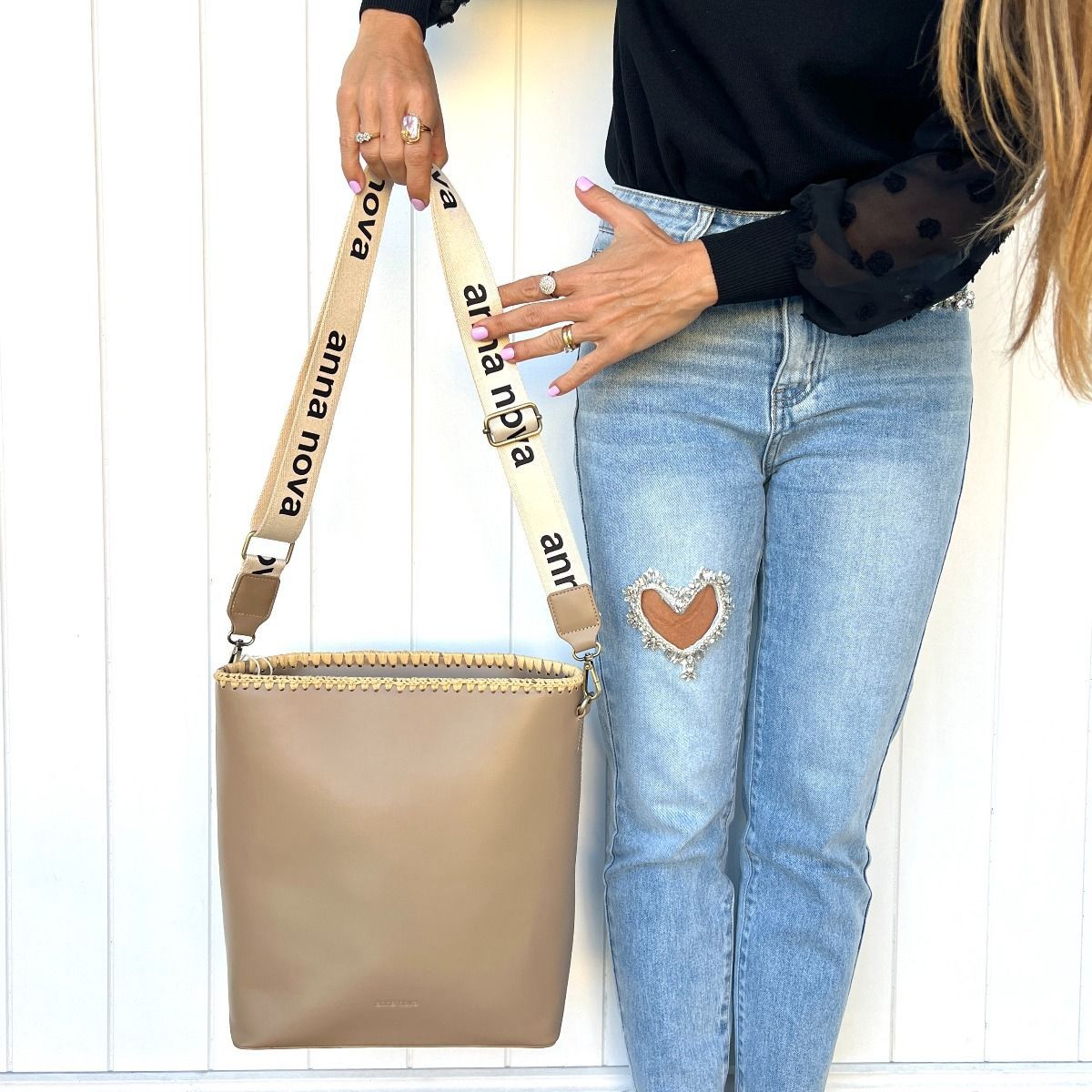 Anna Nova - London Tote Taupe - ABE-NU
