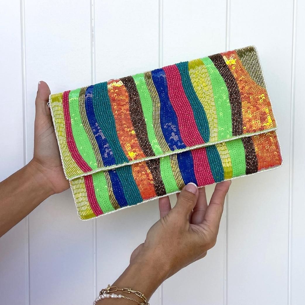 Anna Nova - Beaded Clutch - BBS-CL