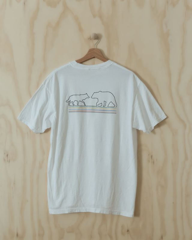 Wolf Bear - Origin Unisex T - White