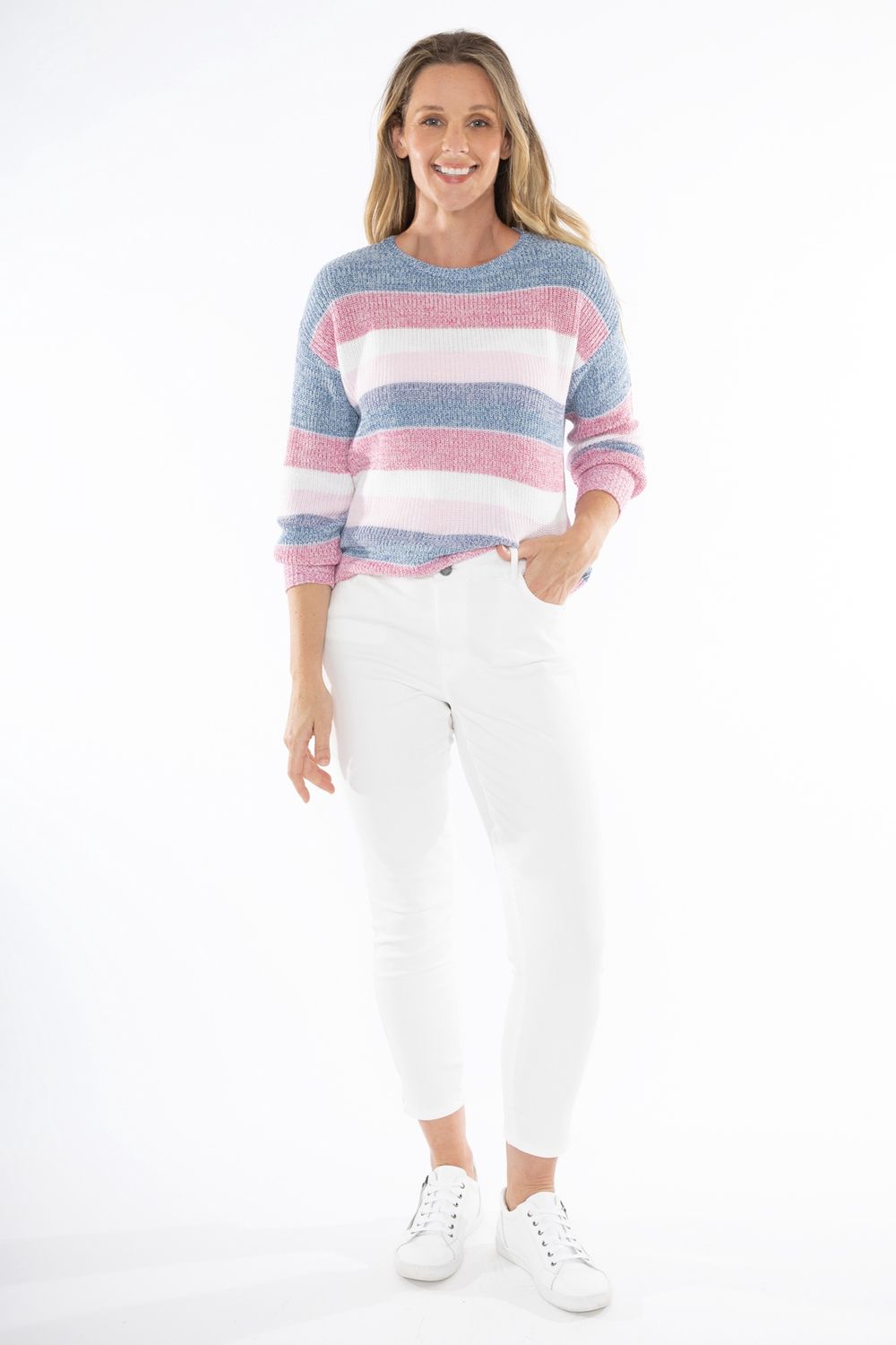 Jump - Multi Stripe Pullover - 57611004A