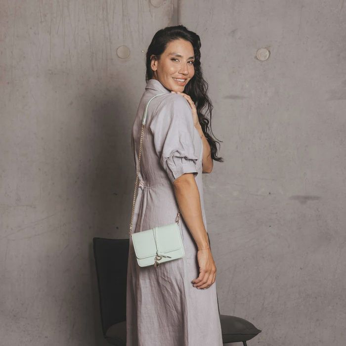 Black Caviar - Gigi Mint Crossbody Bag - SK-01307