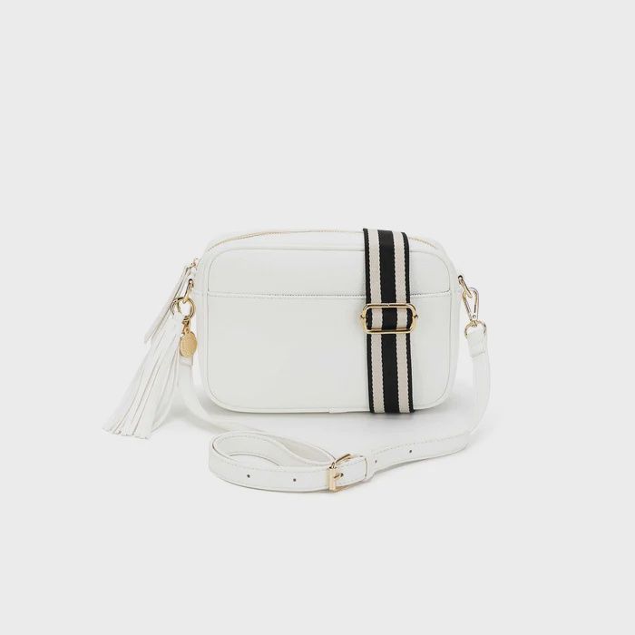 Black Caviar - Indie White Crossbody Bag - SK-01547