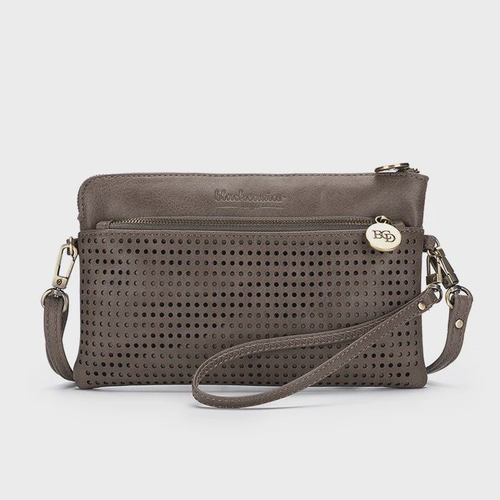 Black Caviar - Nina Dark Taupe Crossbody/Clutch - C300DT