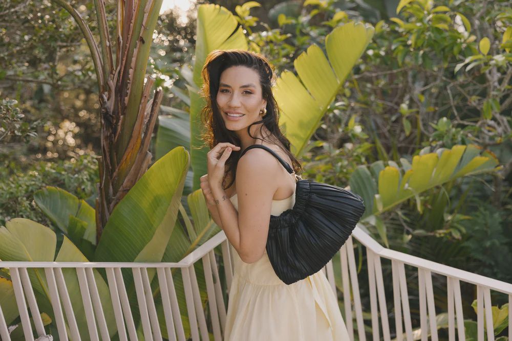 Black Caviar - Rosetta Black Shoulder / Crossbody Bag