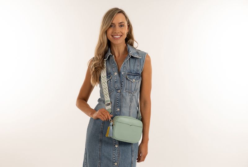 Sassy Duck - Clara Cross Body Bag - Mint 8279