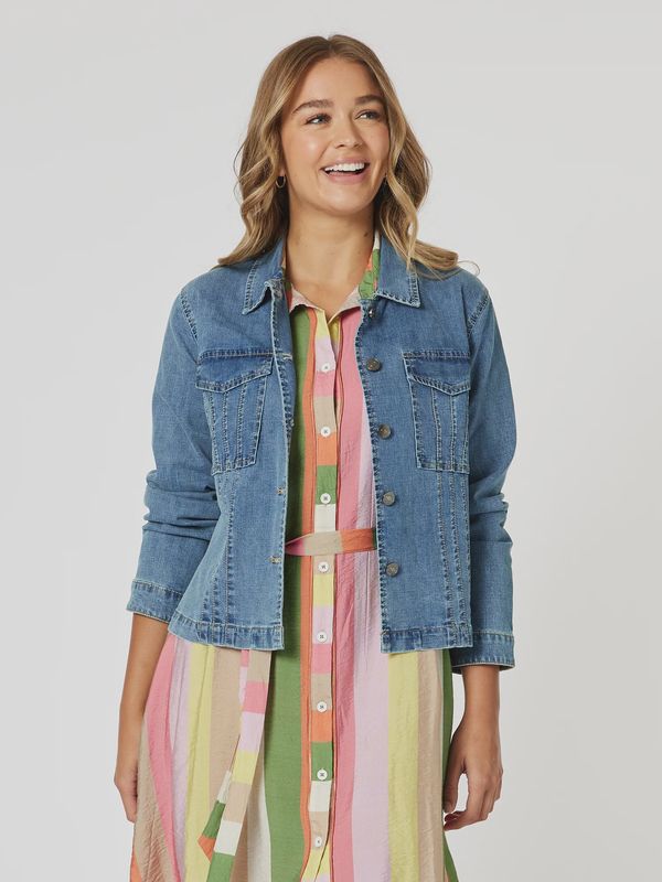 Threadz - Retro Denim Jacket - 46576