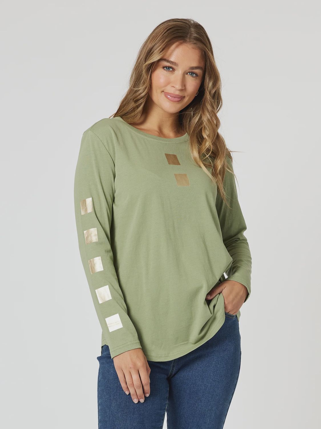 Threadz - Be Square Long Sleeve Top - 47077