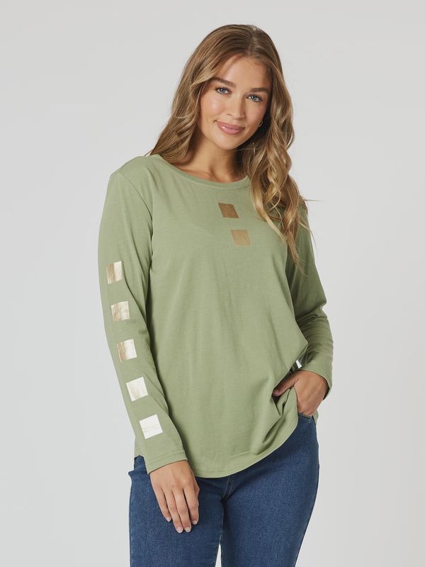 Threadz - Be Square Long Sleeve Top - 47077