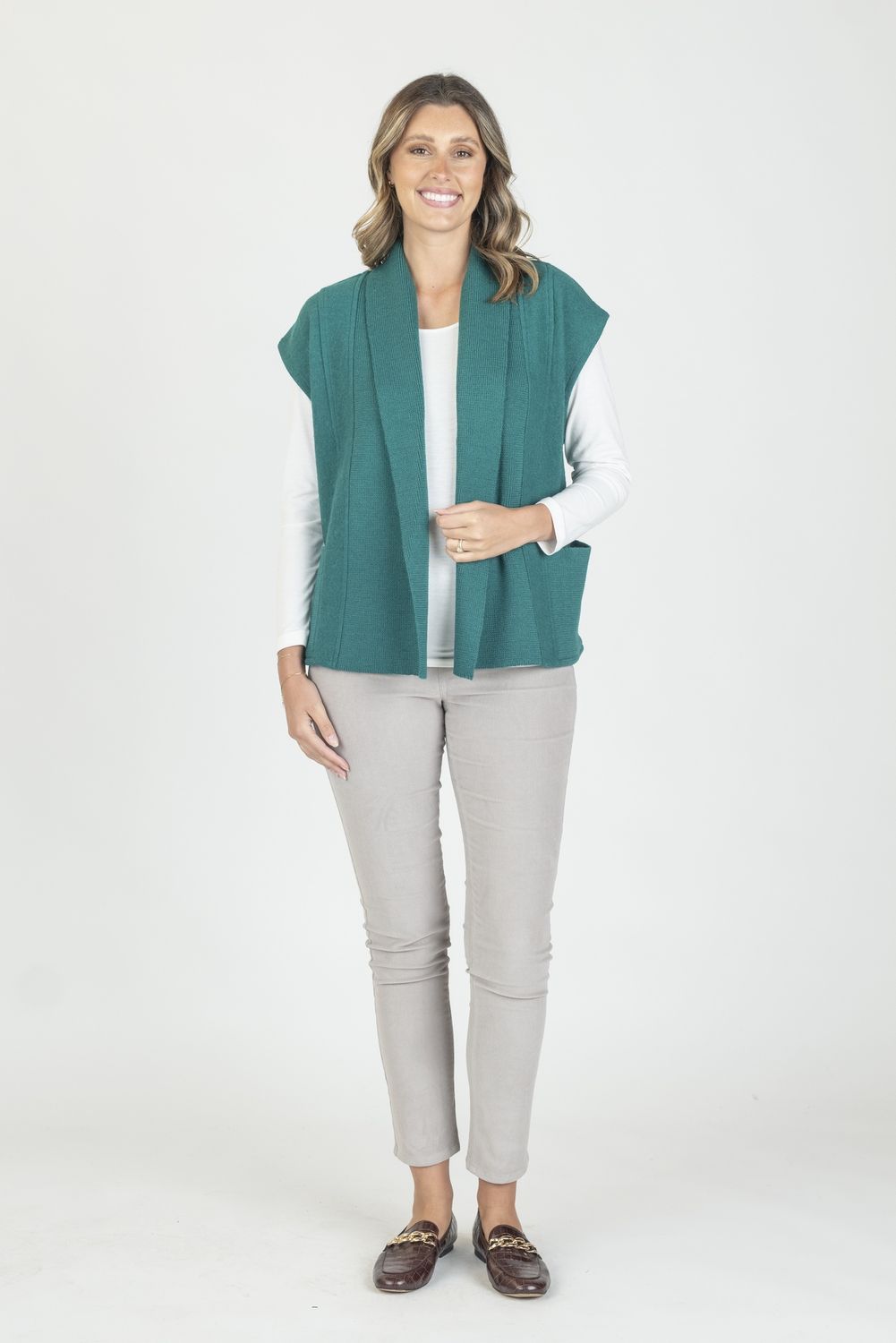 Renoma - Wool Vest - Emerald 0888
