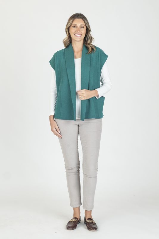 Renoma - Wool Vest - Emerald 0888