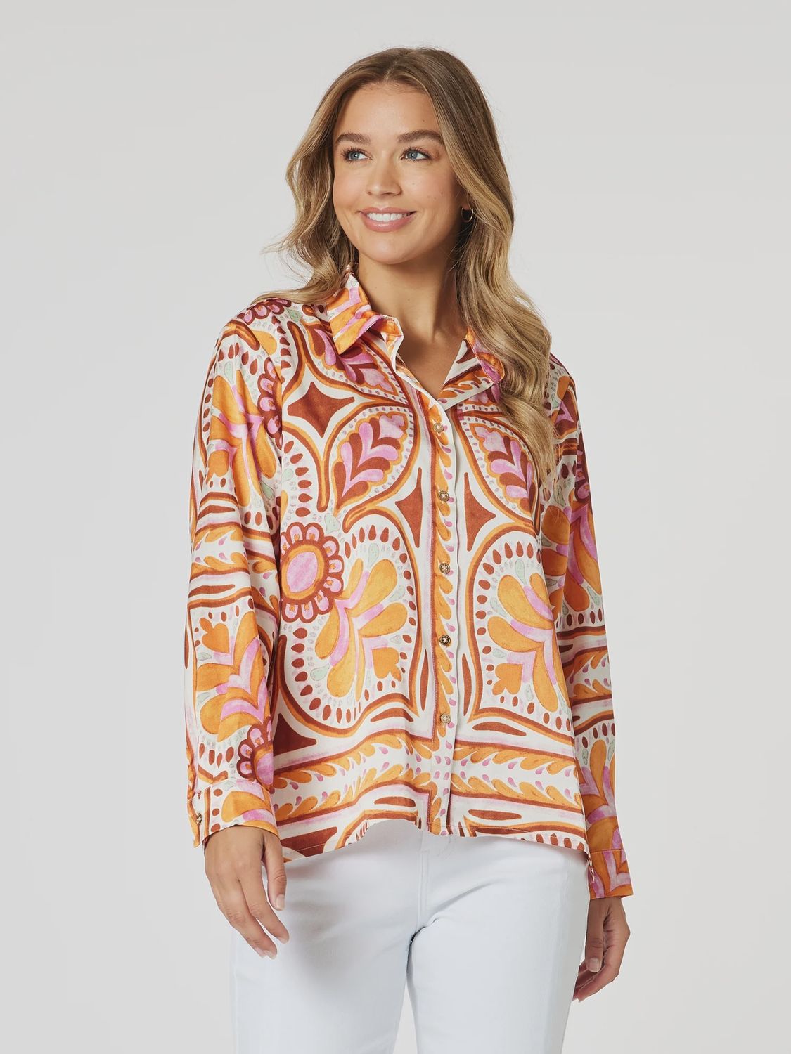 Threadz - Studio Floral Print Shirt / Fig 46797