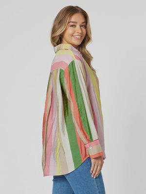 【SATIIIZ】Seddy Check String Hood Shirt New girl's Vineyard Vines Sankaty striped performance hoodie