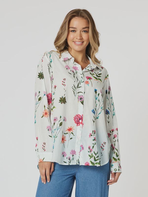 Threadz - Garden Floral Print Shirt / Multi 46700