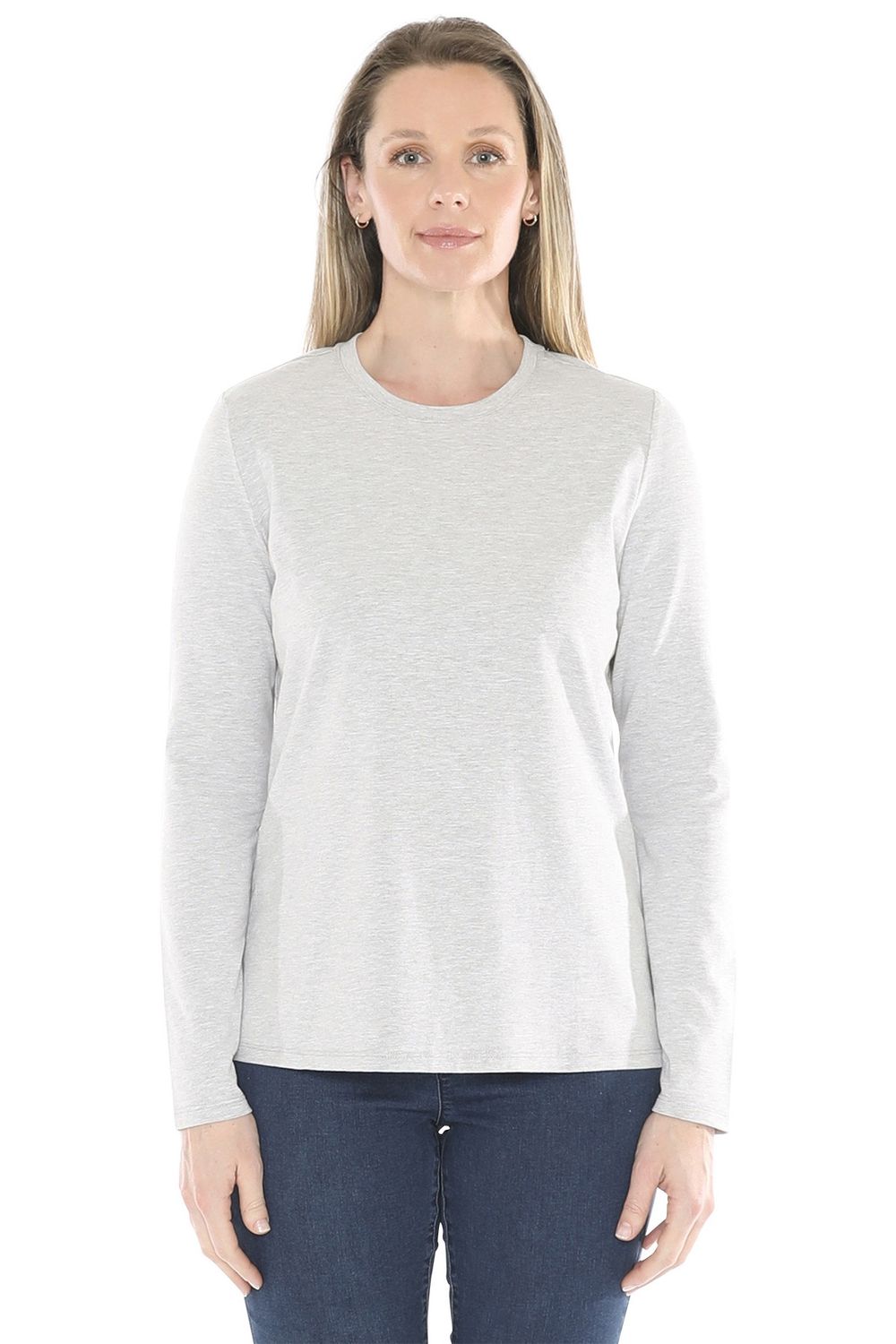 Jump - Crew Neck L/S Tee / Grey Mrl 58612020A